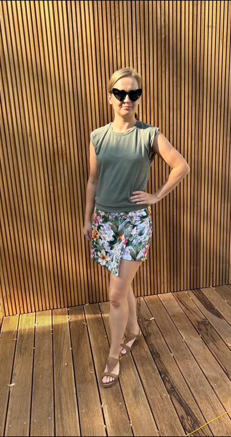Spódnico spodnie storczyk zieleń